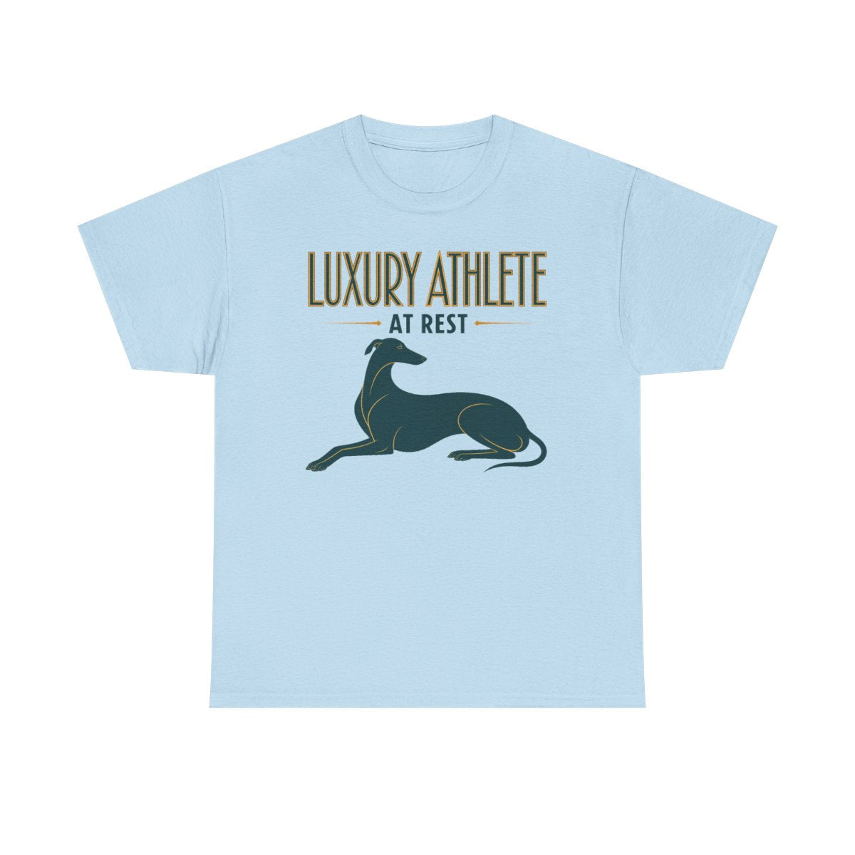 Luxury Athlete At Rest Greyhound T-Shirt