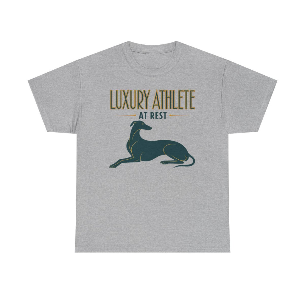 Luxury Athlete At Rest Greyhound T-Shirt