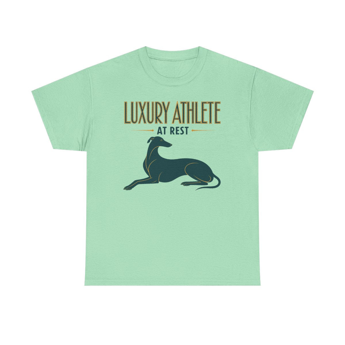 Luxury Athlete At Rest Greyhound T-Shirt