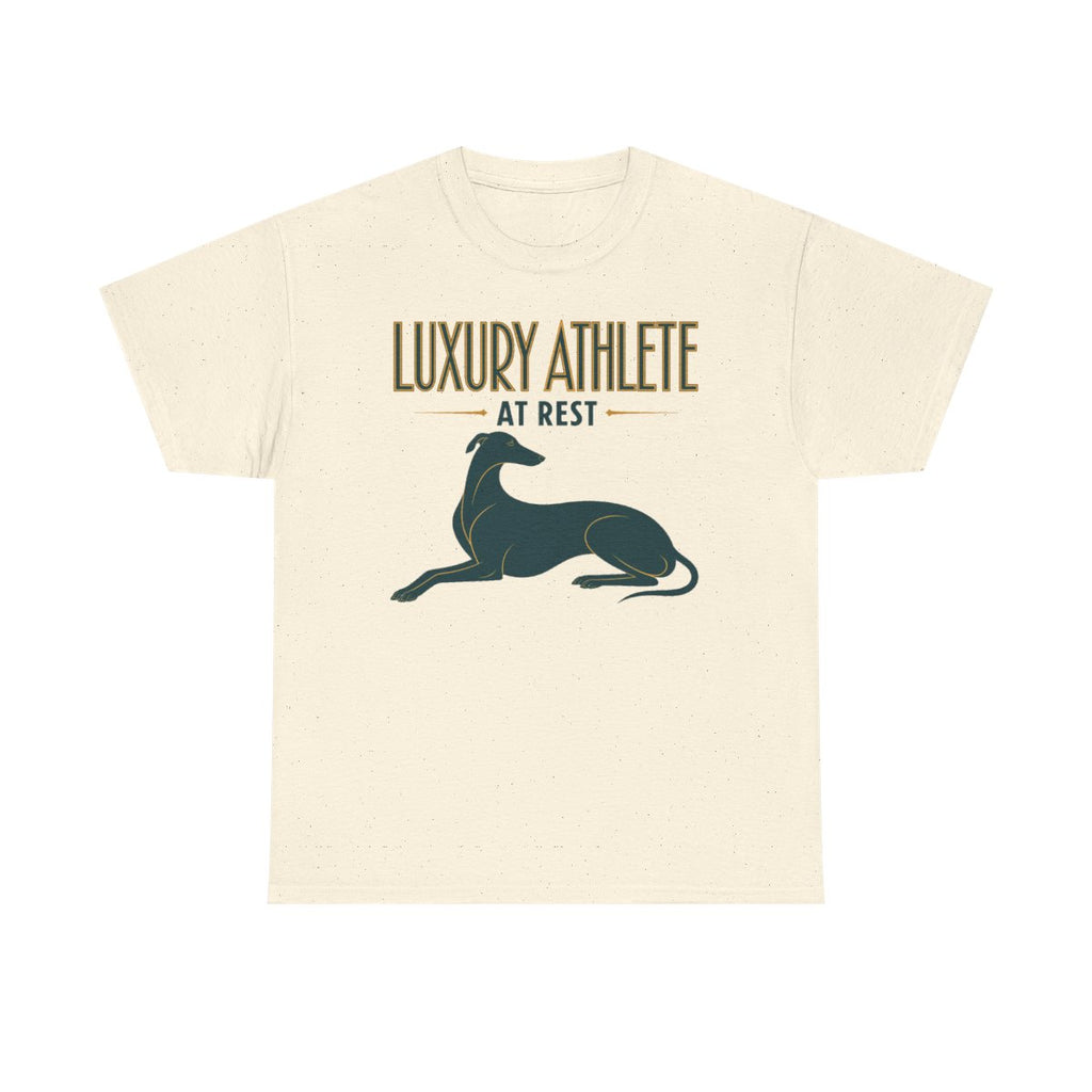 Luxury Athlete At Rest Greyhound T-Shirt