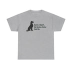 My Gordon Setter Said No. Humorous t-shirt, Sport Grey