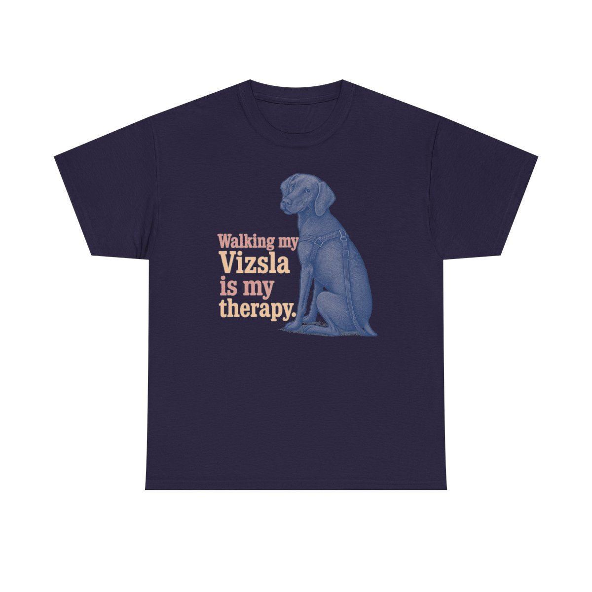My Vizsla, My Therapy t-shirt, Blackberry