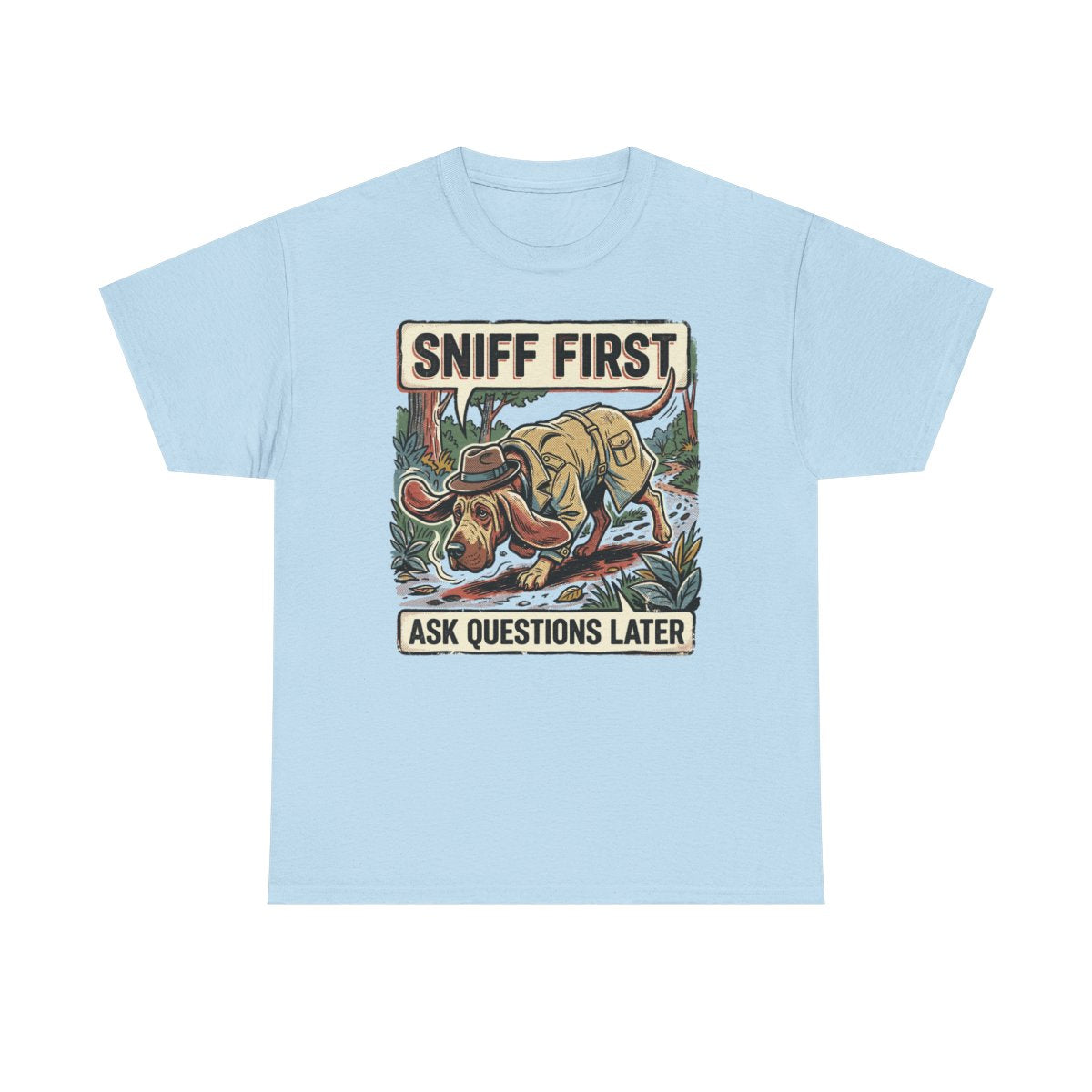 Noir Bloodhound 'Sniff First' T-Shirt