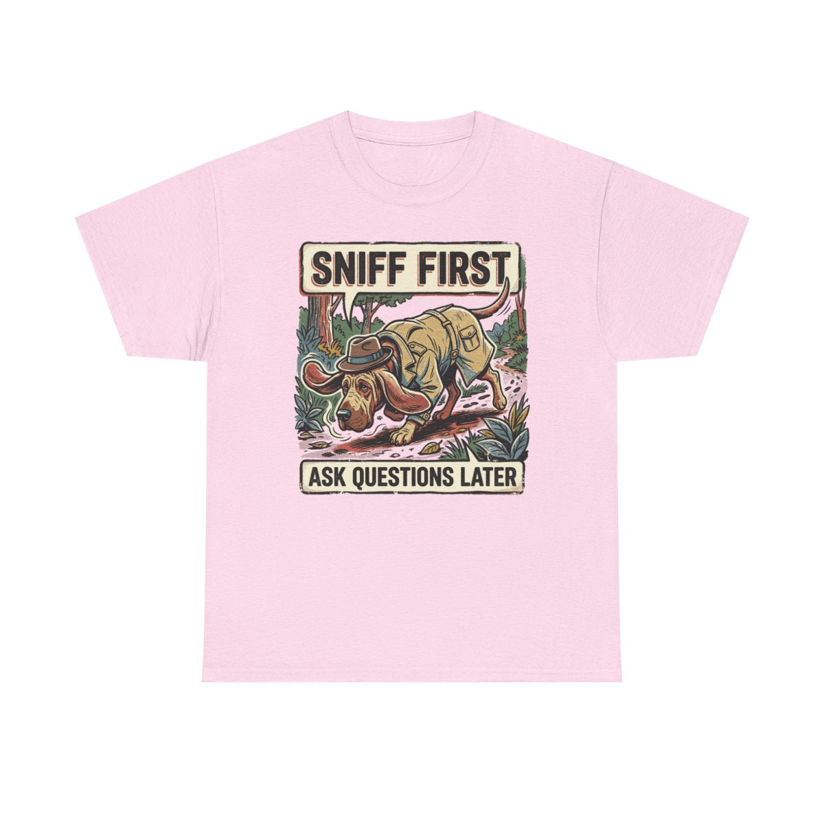 Noir Bloodhound 'Sniff First' T-Shirt