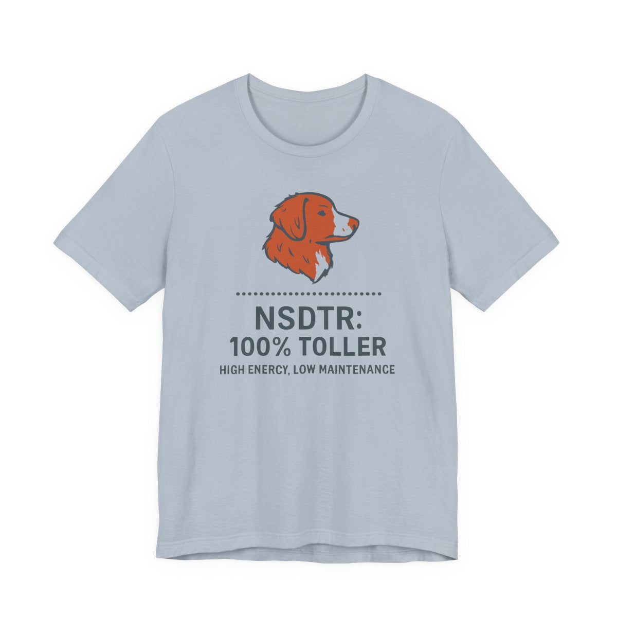 Nova Scotia Duck Tolling Retriever NSDTR Spec Label t-shirt, view 6