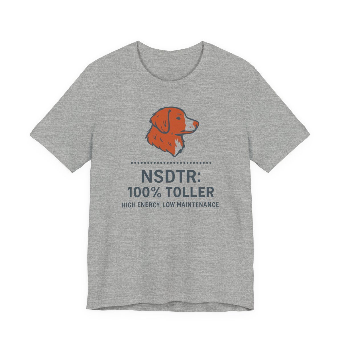 Nova Scotia Duck Tolling Retriever NSDTR Spec Label t-shirt, view 7
