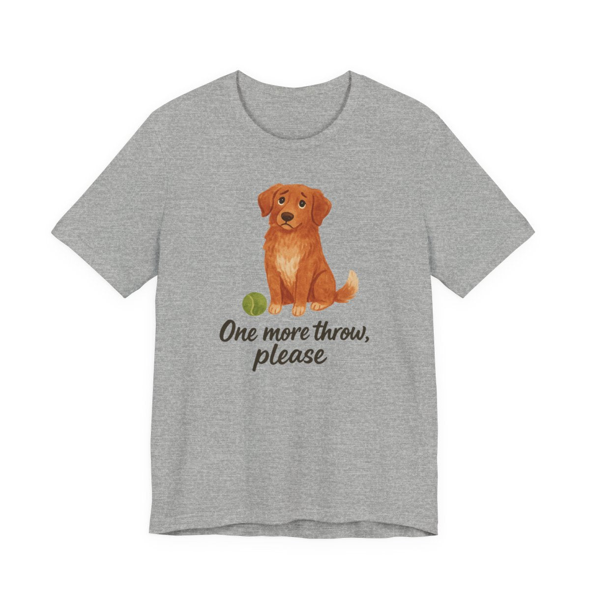 Nova Scotia Duck Tolling Retriever One More Throw Please t-shirt, view 7