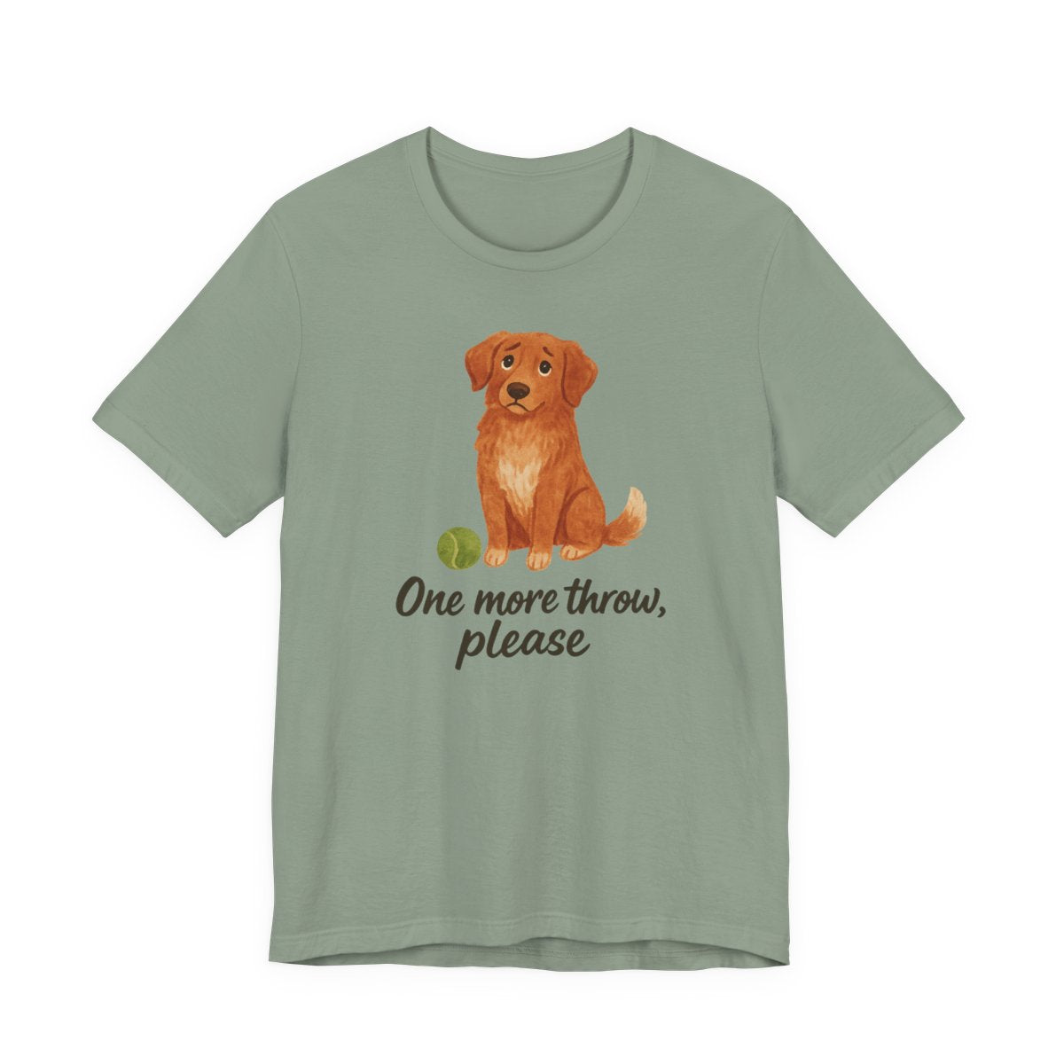 Nova Scotia Duck Tolling Retriever One More Throw Please t-shirt, view 6