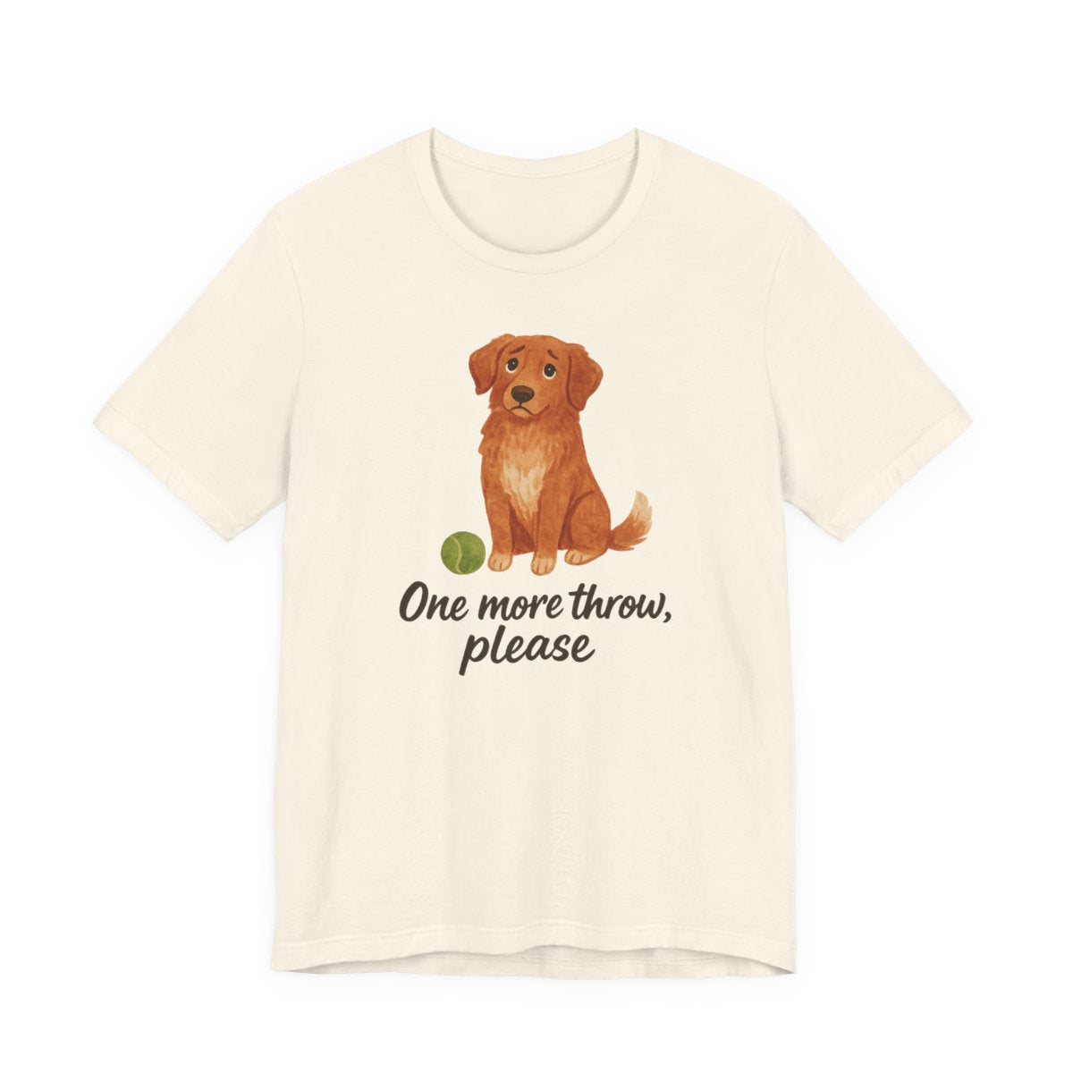 Nova Scotia Duck Tolling Retriever One More Throw Please t-shirt, view 5