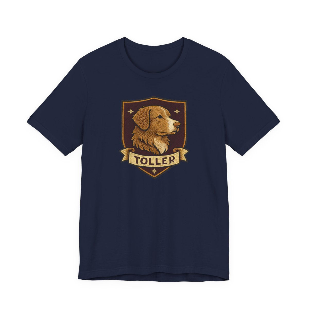 Nova Scotia Duck Tolling Retriever Toller Crest t-shirt, view 3