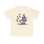 Poodle Power & Coffee Charm t-shirt, Natural