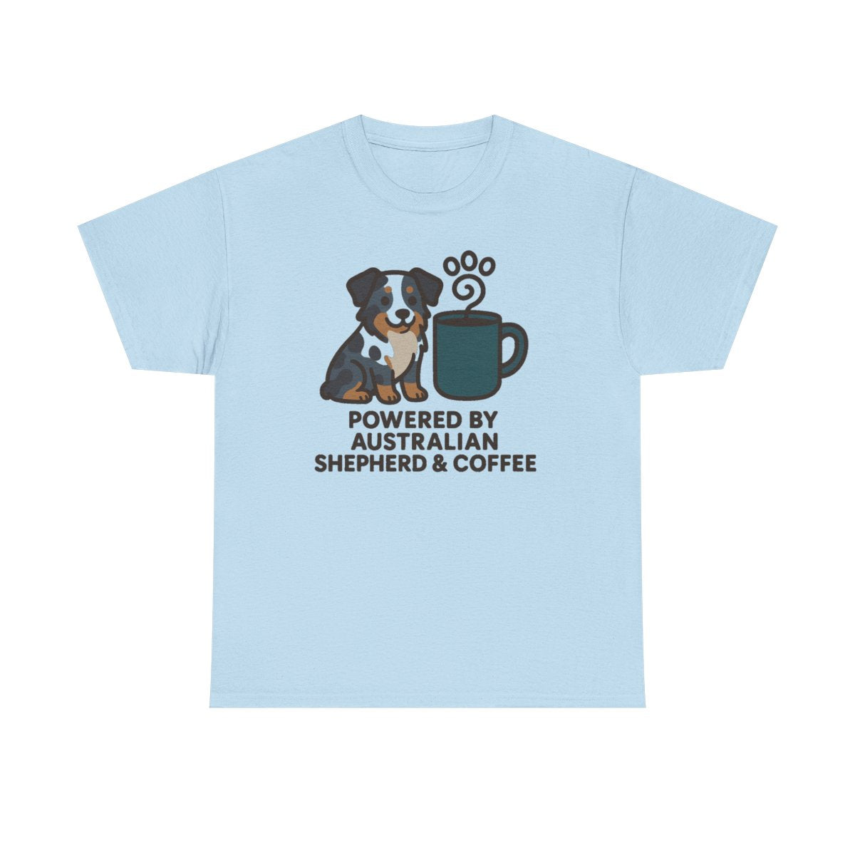 Powered By Aussie & Coffee t-shirt, view 5