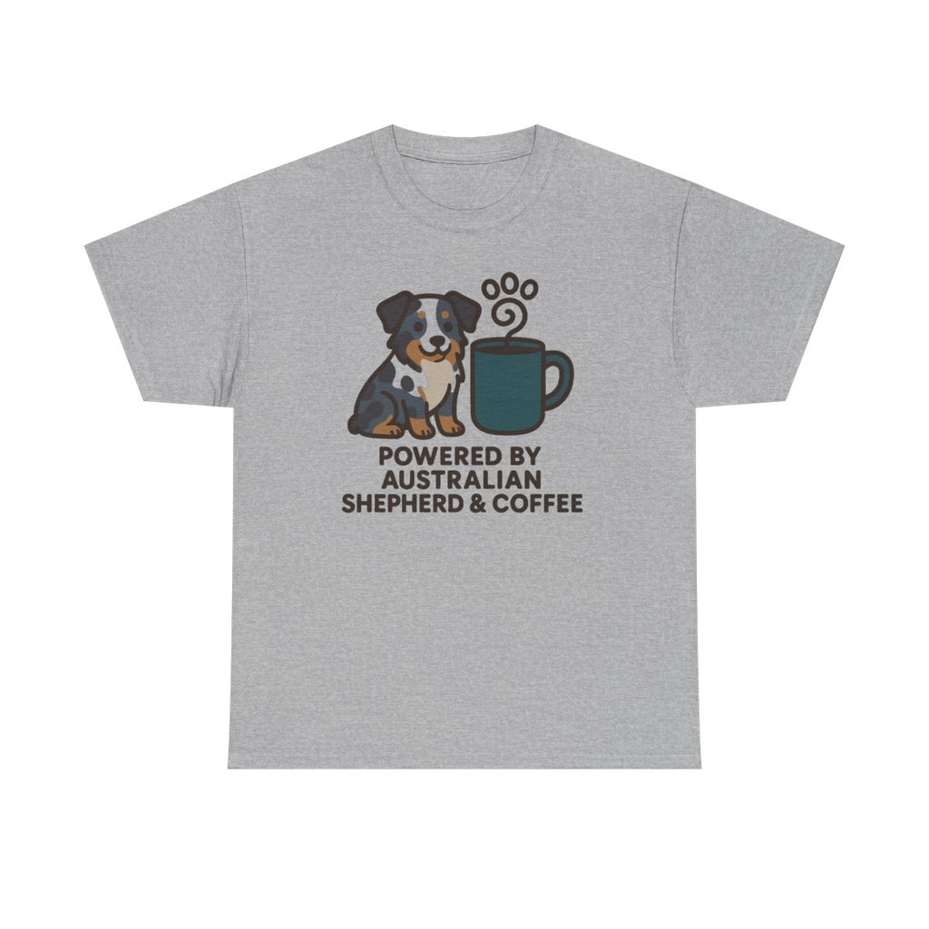 Powered By Aussie & Coffee t-shirt, view 2
