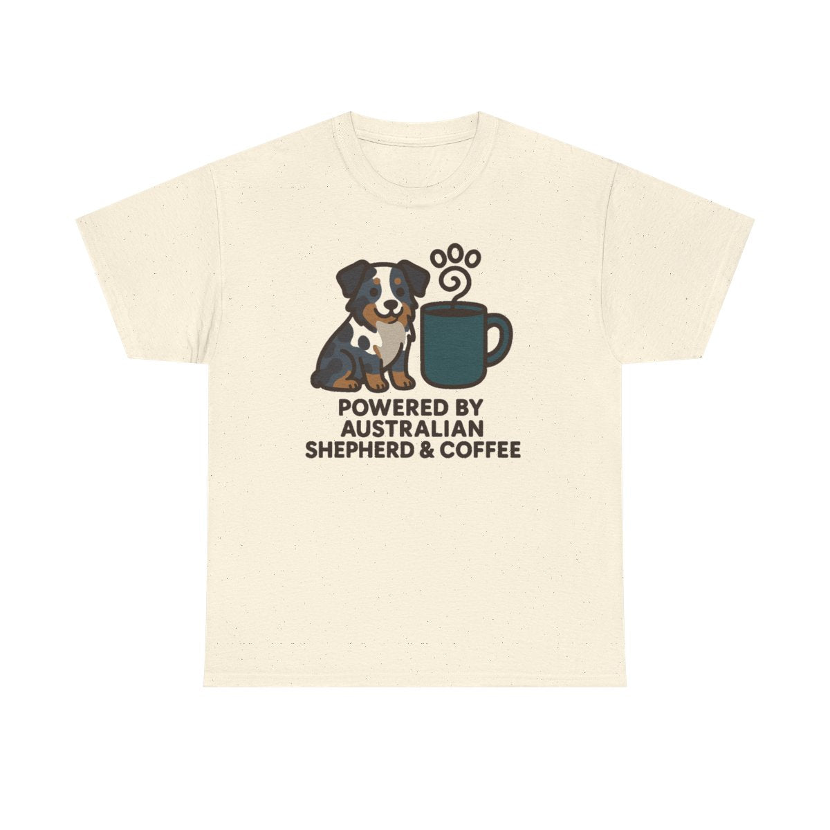 Powered By Aussie & Coffee t-shirt, view 3