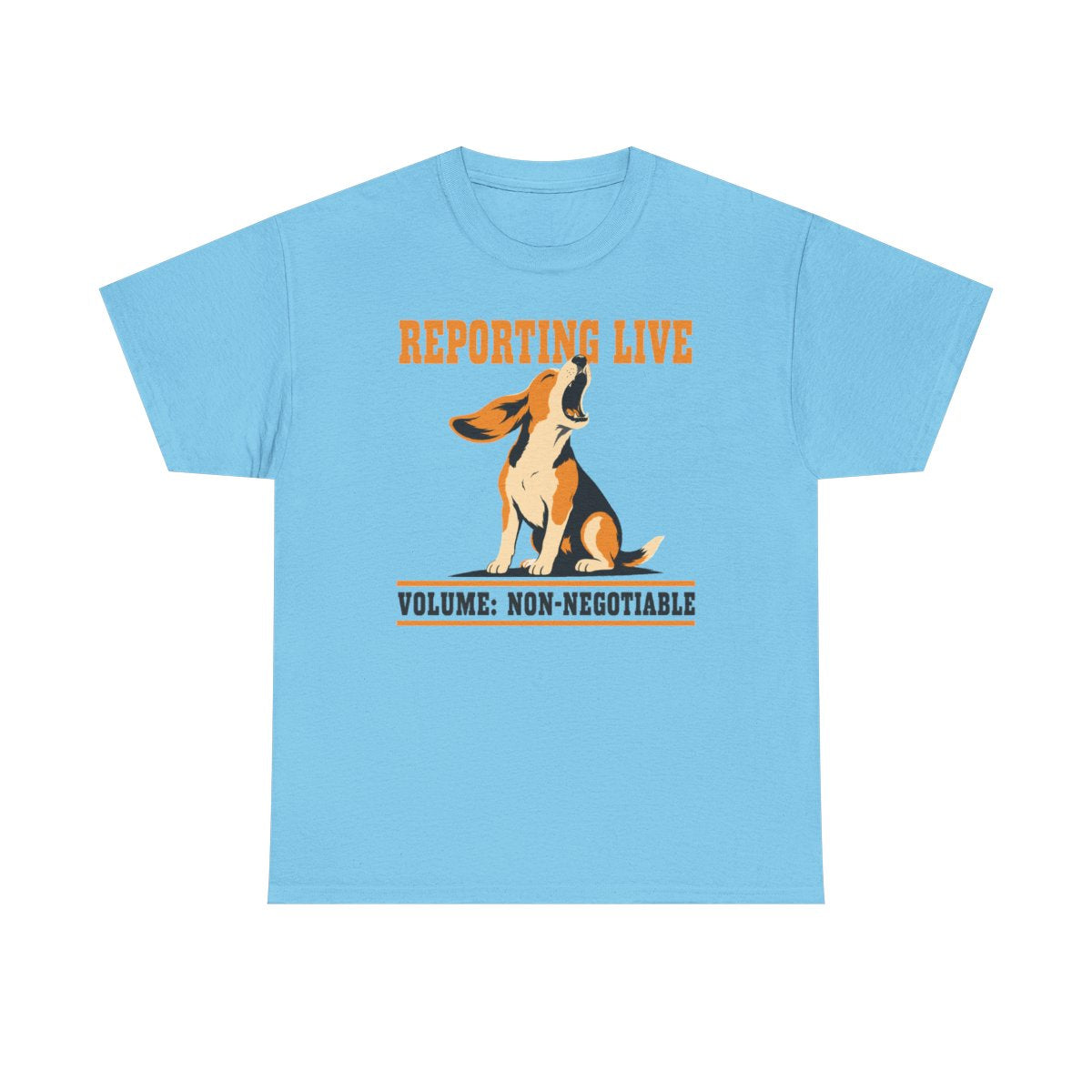 Reporting Live Howling Beagle T-Shirt