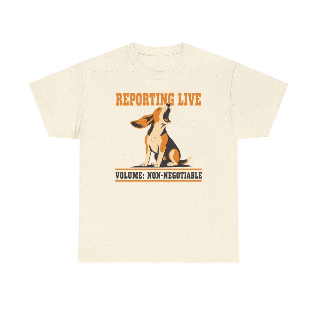 Reporting Live Howling Beagle T-Shirt