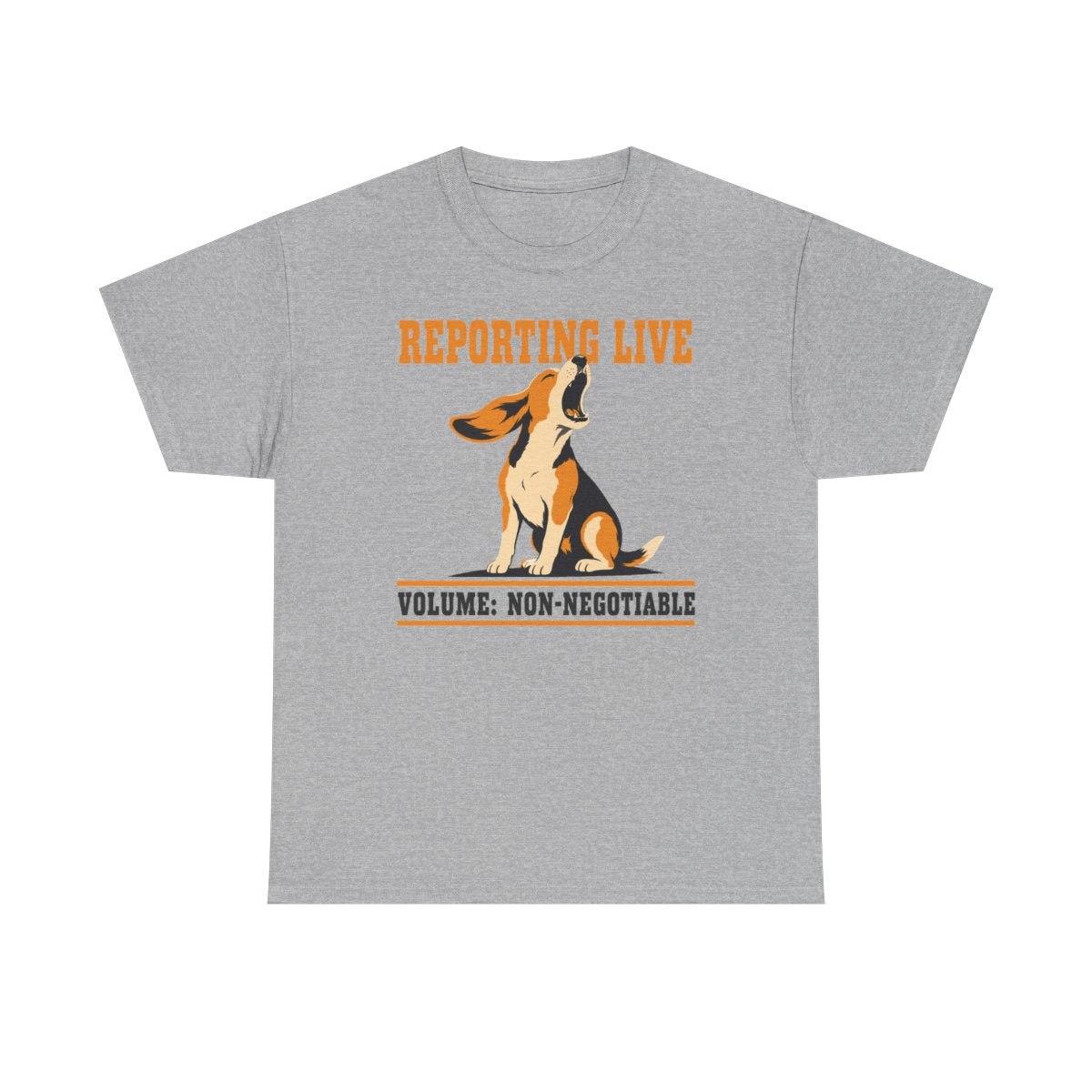 Reporting Live Howling Beagle T-Shirt