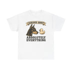 Serious About Everything Doberman T-shirt
