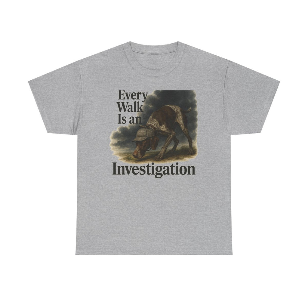 Sherlock GSP Investigation t-shirt, Sport Grey