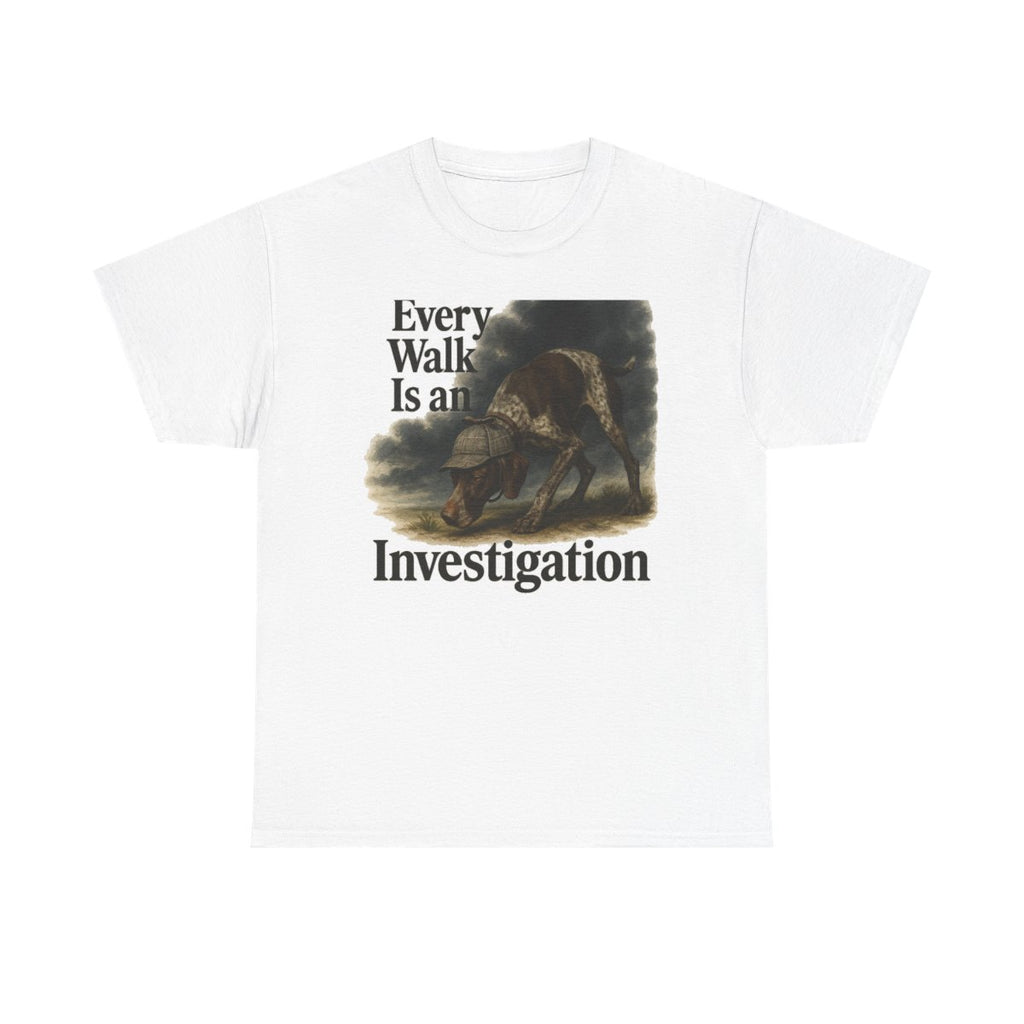 Sherlock GSP Investigation t-shirt, White
