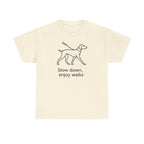 Slow Down, Enjoy Walks Vizsla t-shirt, view 3