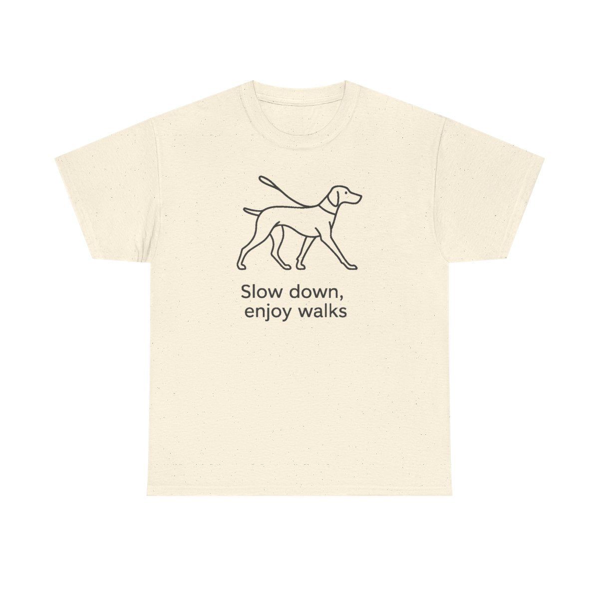 Slow Down, Enjoy Walks Vizsla t-shirt, view 3
