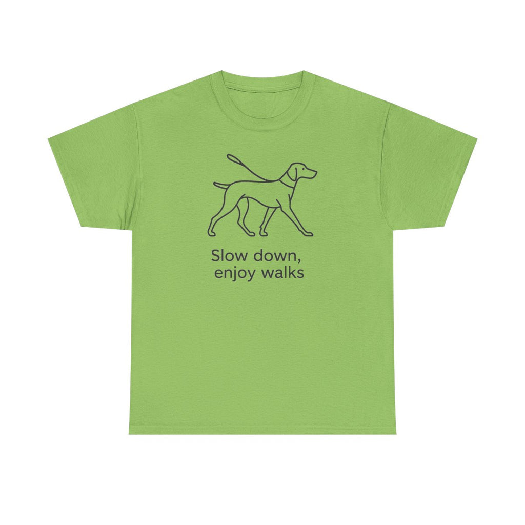 Slow Down, Enjoy Walks Vizsla t-shirt, view 4