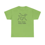 Slow Down, Enjoy Walks Vizsla t-shirt, view 4
