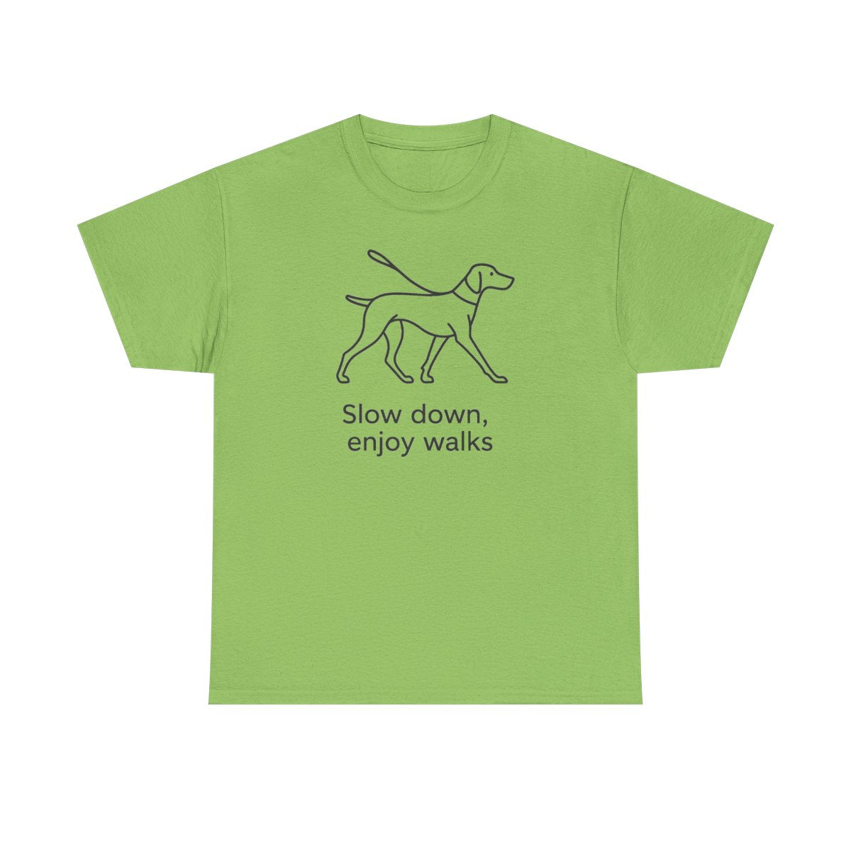 Slow Down, Enjoy Walks Vizsla t-shirt, view 4