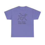 Slow Down, Enjoy Walks Vizsla t-shirt, view 6