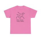 Slow Down, Enjoy Walks Vizsla t-shirt, view 7