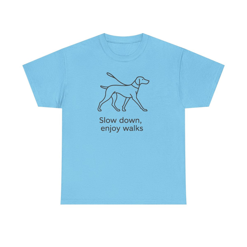 Slow Down, Enjoy Walks Vizsla t-shirt, view 5