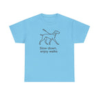 Slow Down, Enjoy Walks Vizsla t-shirt, view 5