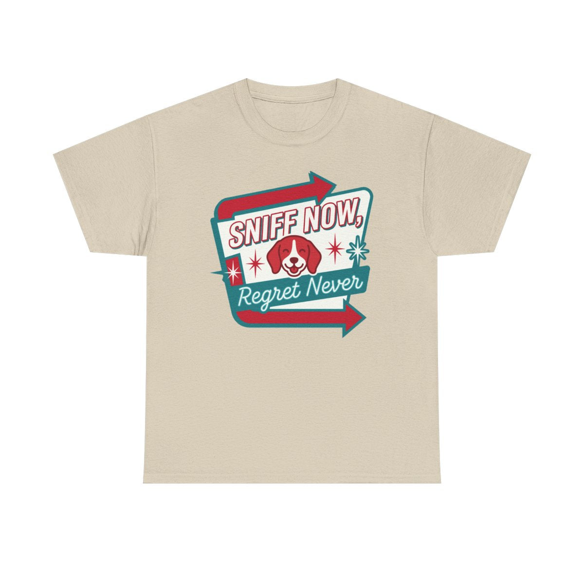 Sniff Now, Regret Never Retro Beagle T-Shirt