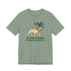 Spinone Italiano Slow Down Chase Squirrels Tee