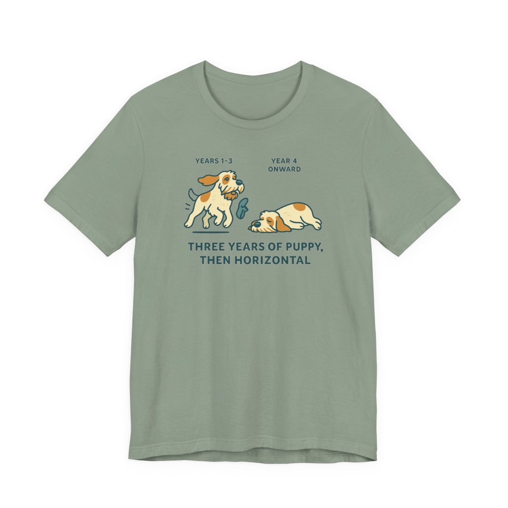 Spinone Italiano Three Years of Puppy Then Horizontal Tee