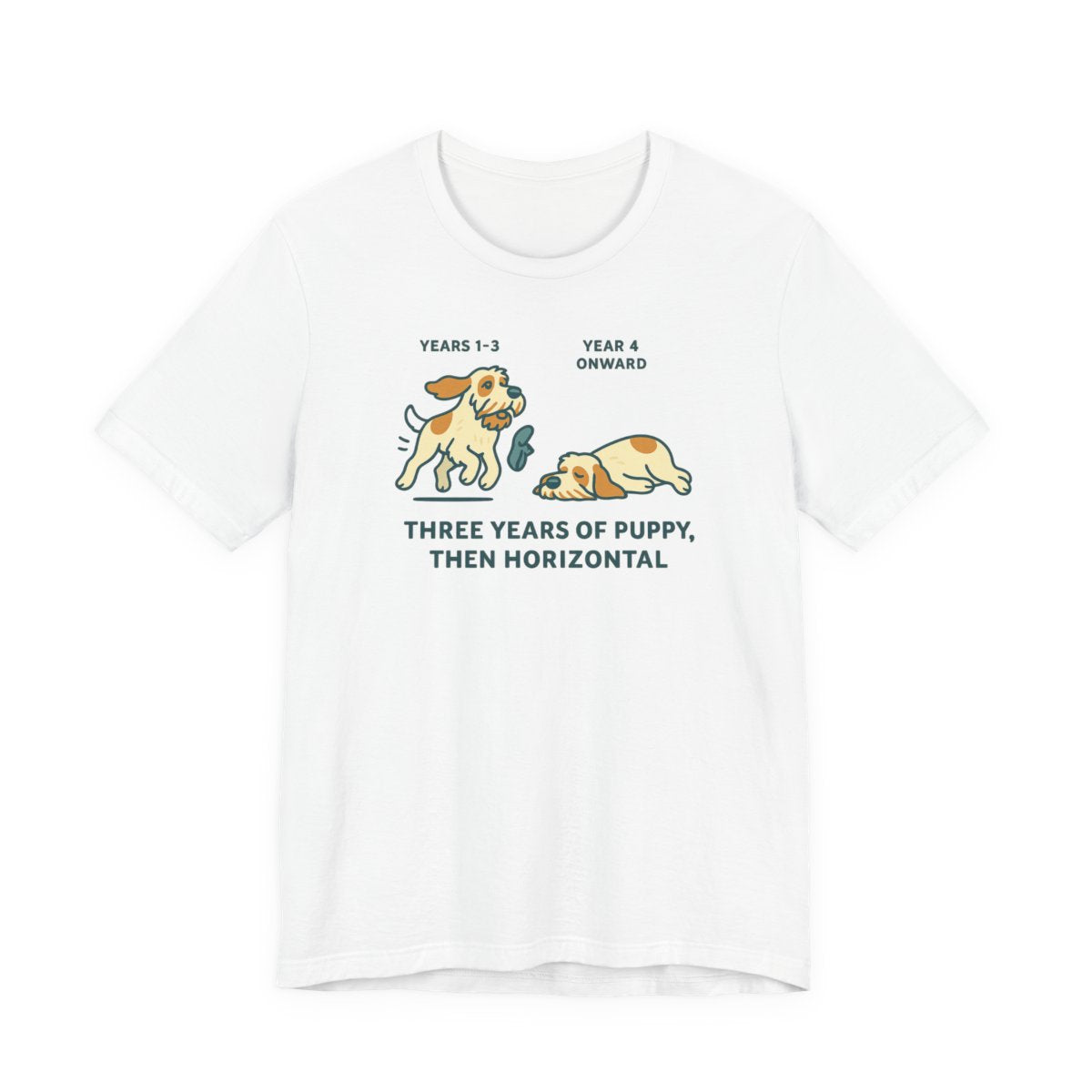 Spinone Italiano Three Years of Puppy Then Horizontal Tee