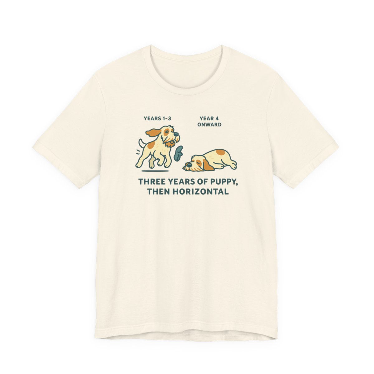 Spinone Italiano Three Years of Puppy Then Horizontal Tee