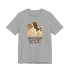 English Springer Spaniel Emotional Support Delivery t-shirt, view 7