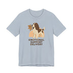 English Springer Spaniel Emotional Support Delivery t-shirt, view 6