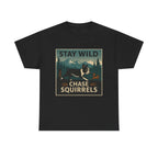 Stay Wild Boston Terrier t-shirt, Black