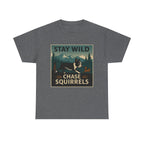 Stay Wild Boston Terrier t-shirt, Graphite Heather