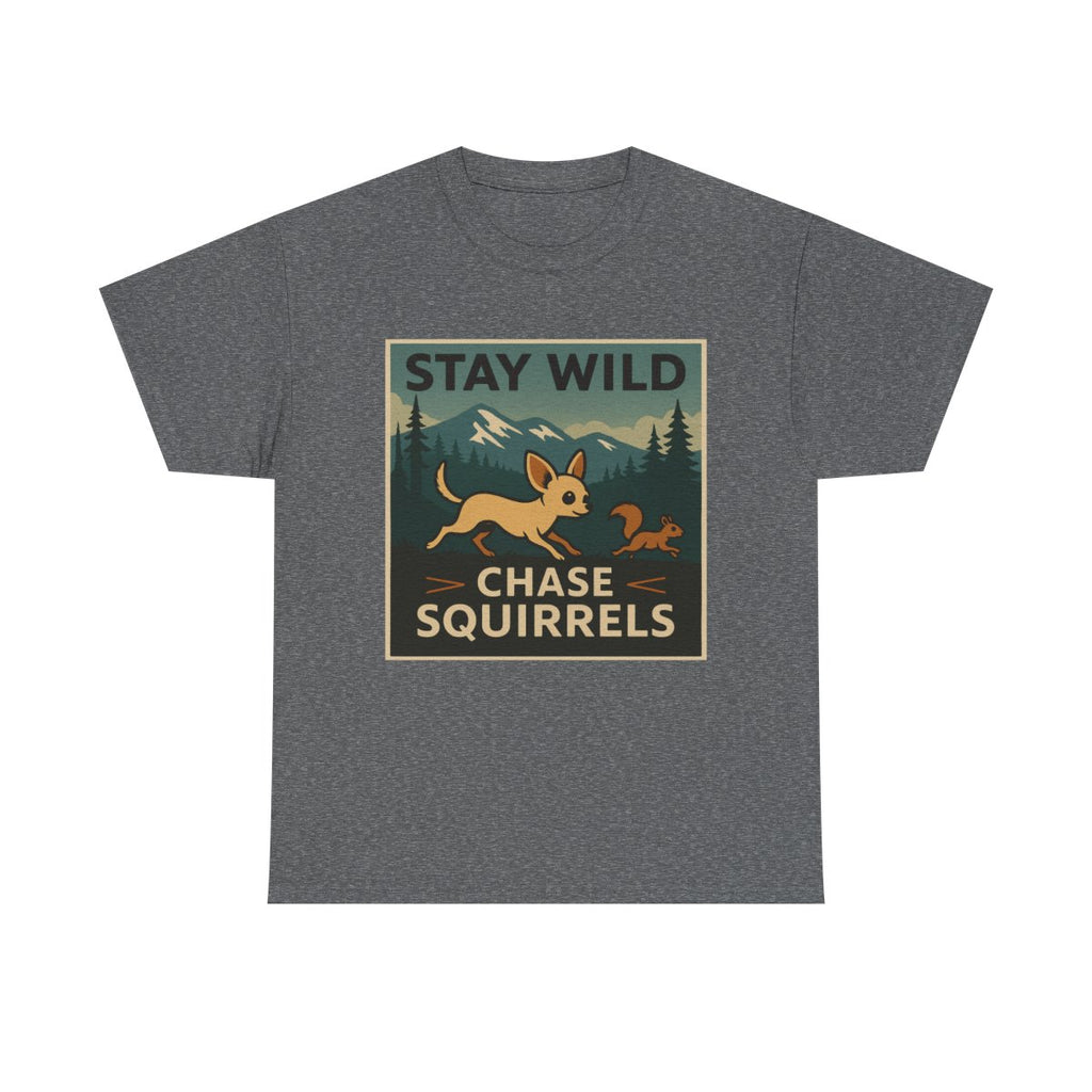 Stay Wild: Chihuahua Adventure t-shirt, Graphite Heather