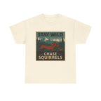 Stay Wild Dachshund Chase t-shirt, Natural