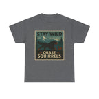 Stay Wild Gordon Setter t-shirt, Graphite Heather