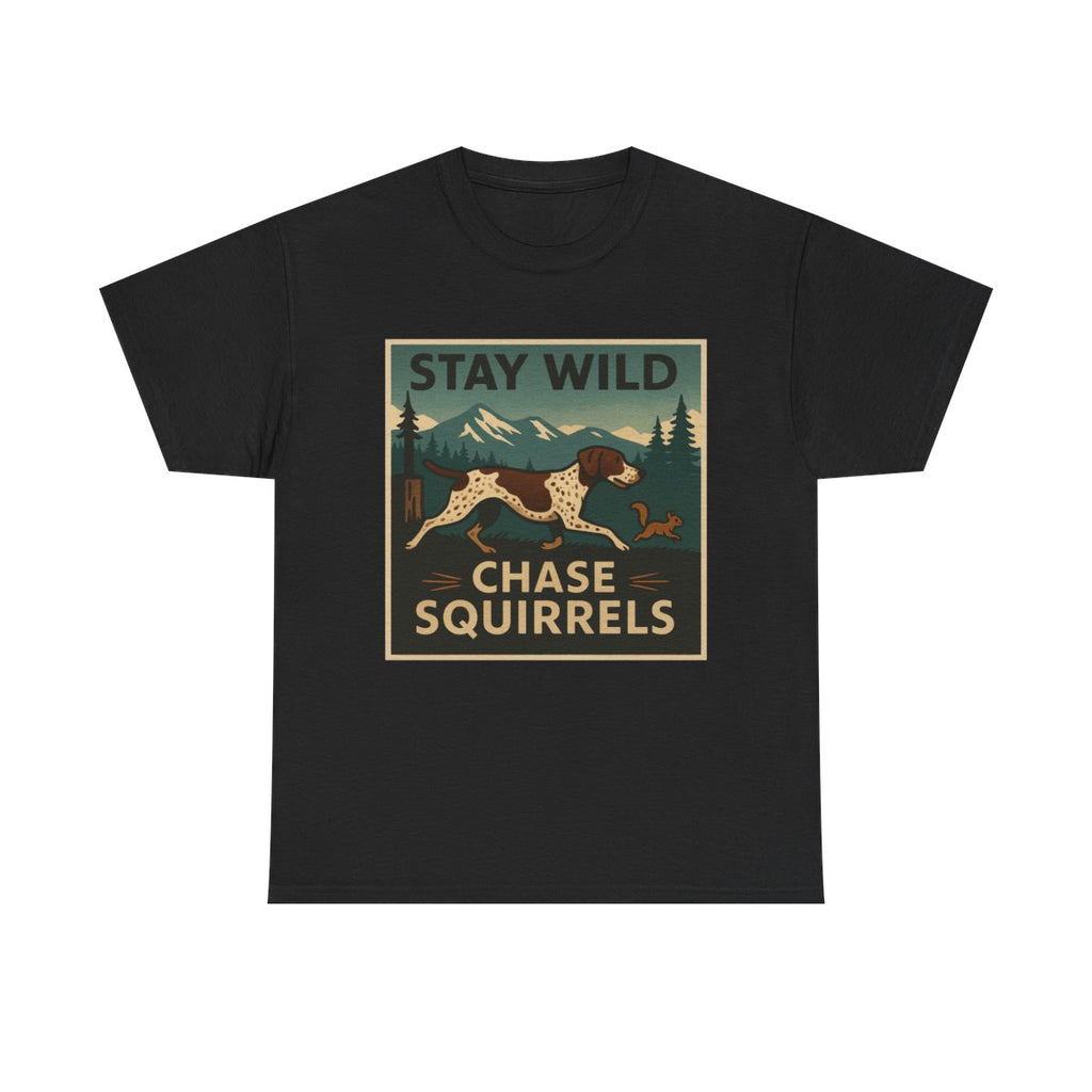 Stay Wild GSP t-shirt, Black