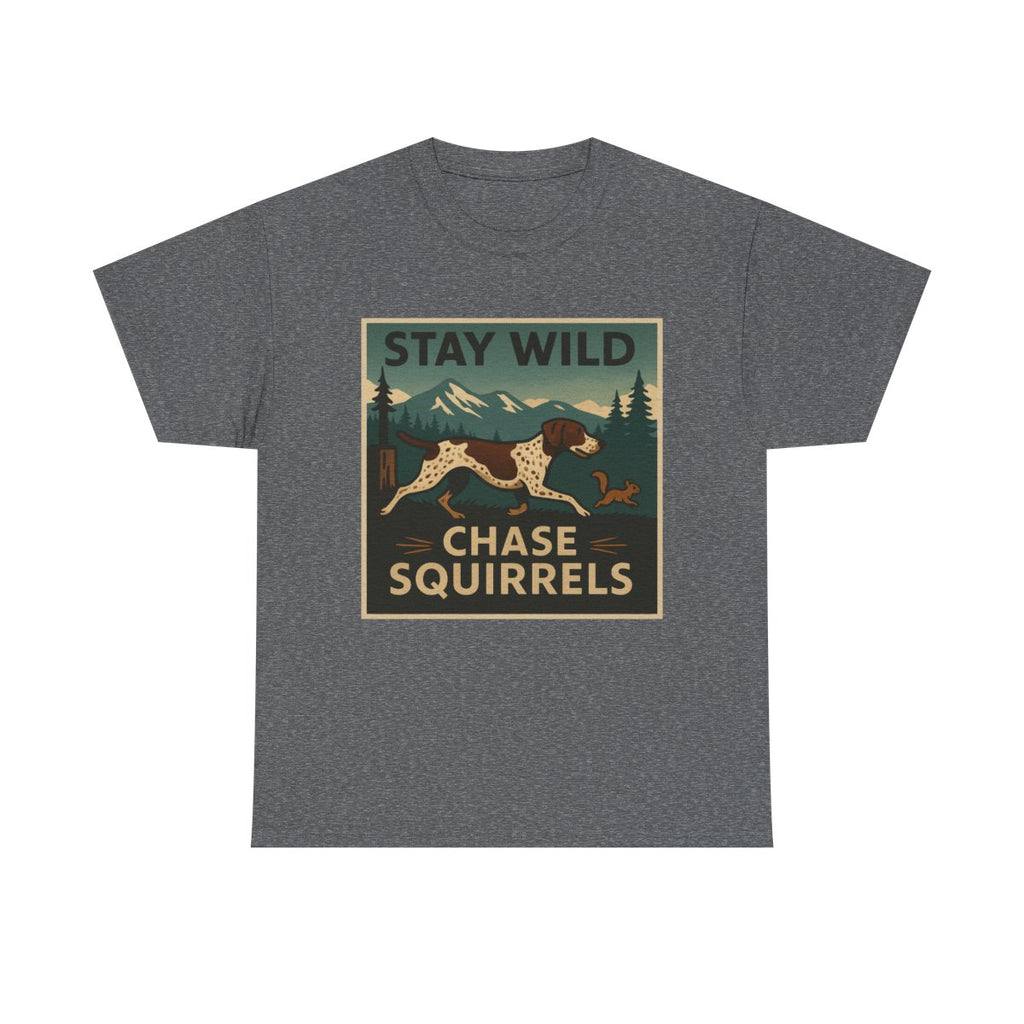 Stay Wild GSP t-shirt, Graphite Heather