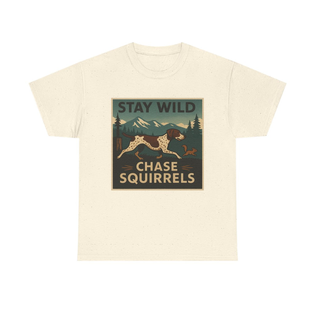 Stay Wild GSP t-shirt, Natural