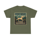 Stay Wild Poodle t-shirt, Military Green