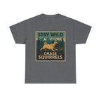 Stay Wild Pug Adventure t-shirt, Graphite Heather